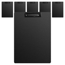 동아피엠에스 벽걸이 클립보드 A4 31.5 x 22.5 cm, 블랙, 6개