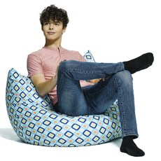 요기보 줄라 미니 스탠다드 1인 좌식 빈백 소파, 다이아몬드