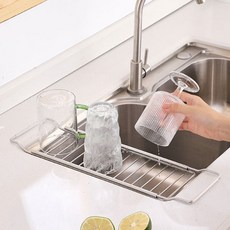 Neotree 304不鏽鋼長度可調滑動碗盤瀝水架, 單一顏色