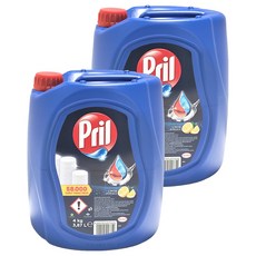 Pril 淨麗 濃縮高效能洗碗精大容量 檸檬, 4kg, 2桶