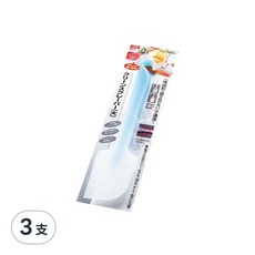 日本ECHO 奶油刮刀-大,一體成型設計,清洗方便衛生,柄部尾端可吊掛設計, 藍色/綠色/粉色 隨機出貨, 3支