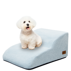 Allmio Pet 雲朵布面弧形階梯, 1個, 天空藍