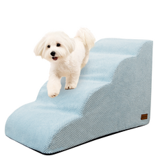 Allmio Pet 雲朵布藝狗狗階梯, 天空藍, 1個