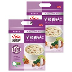 ViVa 萬歲牌 燕麥堅果飲 芋頭香菇燕麥 10包, 320g, 2袋