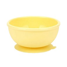 Dailylike BONBON 矽膠吸盤碗, 檸檬黃, 1個