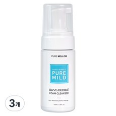 퓨어멜로우 오아시스 버블 폼 클렌저 퓨어마일드, 100ml, 3개