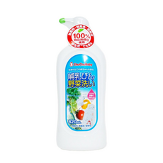 ChuChuBaby 蔬果奶瓶清潔劑, 100%食物原料製造, 天然洗淨除菌, 無添加色素香料, 820ml, 1瓶