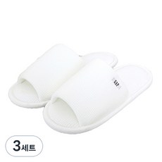 갭 와플워셔블 거실화, 화이트, 3세트