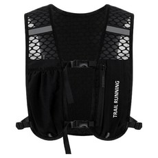 gabin 越野跑背心, 黑色, 1個