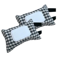 달리 연시네 濕紙巾袋 攜帶式 170 x 250 mm, 格紋黑, 2個