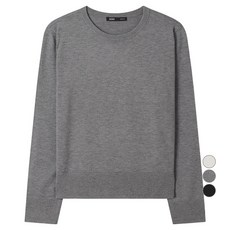 미쏘 여성용 에센셜 라운드넥 풀오버