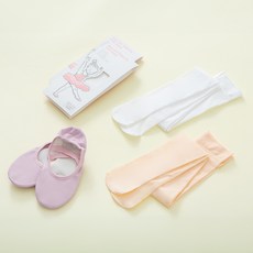 BASE ALPHA ESSENTIALS 女童芭蕾舞襪2件組