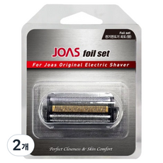 조아스 전기면도기 교체용 외도망 JS-7000 JS-7100 호환, 실버, 2개