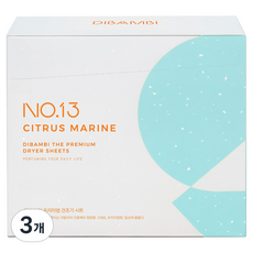 DIBAMBI The Premium 烘衣機專用纖維柔軟紙 13 柑橘海洋, 40入, 3個