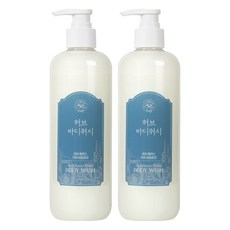 콩세알 허브 바디워시 허브향, 2개, 500ml