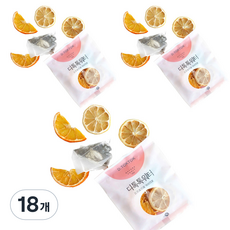 디톡톡 콜록톡 건조 레몬 워터, 6g, 18개, 1개입