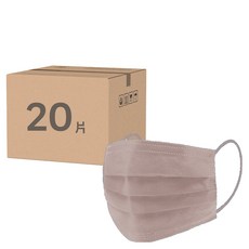 COMFIZ 康菲 涼感平面醫療口罩 單片包裝, 黛妃紫, 10片, 2盒