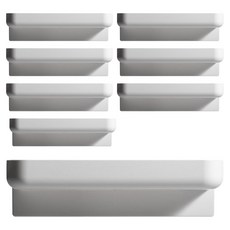 Ants 圓角設計黏膠收納盒小號, 單色, 8個