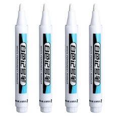 DADA 油性麥克筆 2.5mm, 白色, 4個