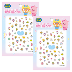 Pororo 兒童指甲貼, PR07, 2個