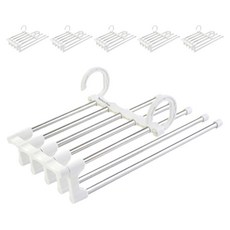 마켓플랜 접이식 5단 바지걸이, 6개