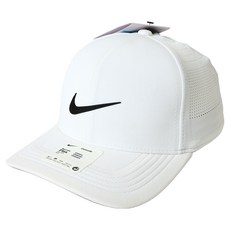 나이키 유니섹스 드라이핏 아로빌 클래식99 퍼포먼스 캡 BV1073, WHITE + BLACK, 1개