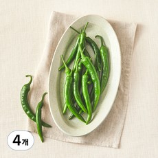 유기농 풋고추, 150g, 4개