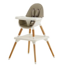 PETITLAPIN 孩童用Mono 3合1高腳餐椅, 灰色