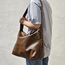도오빠 여성용 흐무 가죽 숄더백
