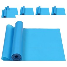 Yesse 健身瑜珈拉力帶 TPE材質 彈性伸縮 不易變形 方便收納, 藍色, 1組