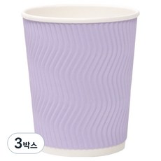 대경 웨이브 컵 퍼플 330ml, 3박스, 100개입