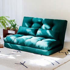 아이와비 허그 패브릭 접이식 소파베드, 그린