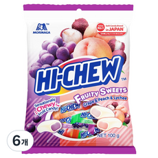 모리나가 하이츄 프루티 스위츠, 100g, 6개