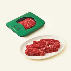 산청 유기축산물 인증 한우 업진살 1++등급 (9) 구이용 (냉장), 150g, 1개