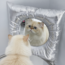 Mustball 裝飾軟墊壁鏡, 混合色