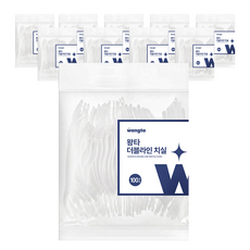 왕타 더블라인 치실, 8cm, 500개입, 2개