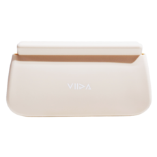 VIIDA Chubby系列 防水收納袋 (L), 食品級矽膠材質 防油防水, 裸膚米, 1個