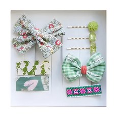 Jireh Bow 韓國髮飾8件組 E06 田園鄉村