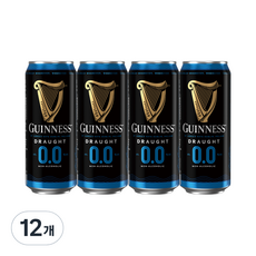 Guinness 無酒精啤酒, 12罐, 440ml