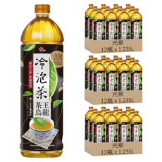 光泉 冷泡茶 茶王烏龍, 1235ml, 36瓶