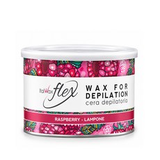 Italwax ​義朵熱蠟 柔軟彈性覆盆莓鐵罐熱蠟, 400g, 1個