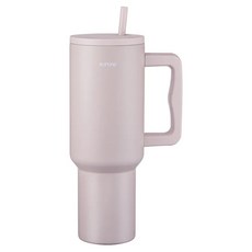 Kinyo 不鏽鋼大容量保溫杯 KIM-3025, 米色, 1.2L, 1個