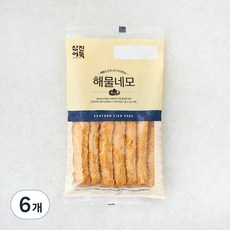 삼진어묵 해물네모 어묵, 280g, 6개