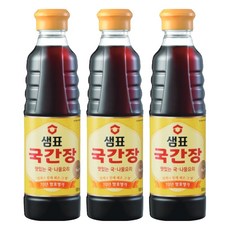 샘표 국간장, 500ml, 3개