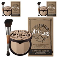 투쿨포스쿨 아트클래스 바이로댕 쉐딩 9.5g + 듀얼 컨투어 브러쉬, 모던, 3개