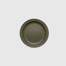 ThousWinds 캠핑 디너 플레이트, 올리브그린, 1개