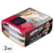 더미식 백미밥 작은공기 140g + 현미쌀밥 작은공기 140g + 귀리쌀밥 180g 즉석밥 세트, 6개