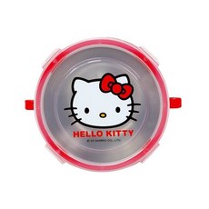 Hello Kitty 凱蒂貓 不鏽鋼雙耳隔熱餐碗 15.3x12.5x6.5cm, 1個