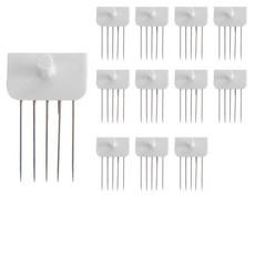KOKKOPIN 壁紙釘 直式 6入, 白色, 12個