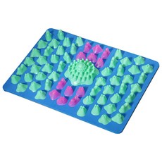 Locus 腳底指壓墊, 藍色混合, 1個